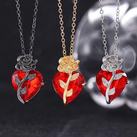 Punk Rose Love Necklace